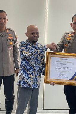Polres Bojonegoro Raih Penghargaan Ombudsman RI 2025, Bukti Layanan Publik Kian Berkualitas