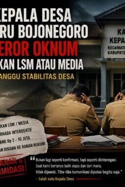 Teror Berkedok LSM dan Media, Kades di Kepohbaru Bojonegoro Diduga Diperas Hingga Puluhan Juta